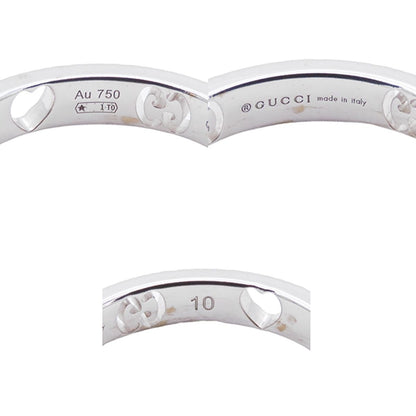 Gucci Icon White Gold 18K Diamond Heart Ring — view 6