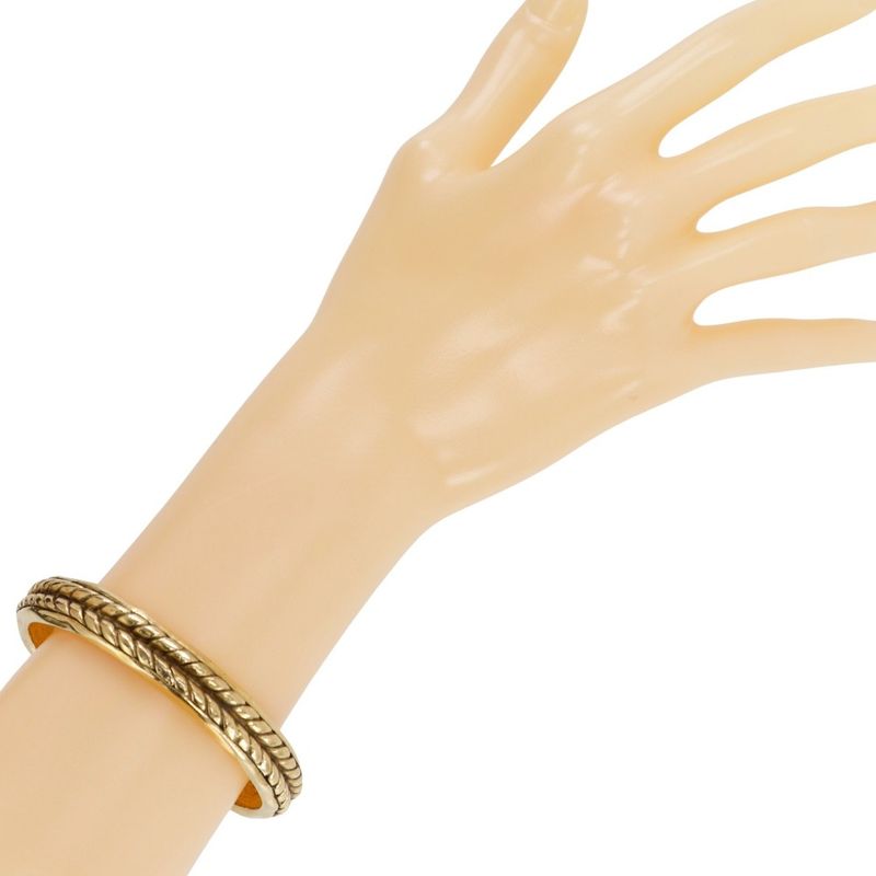 Chanel Vintage Gold Plated Ladies 63g Bangle