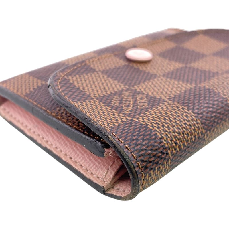 Louis Vuitton N64423 Portmonnais Rosali Fragment Case Damier Card Case Wallet