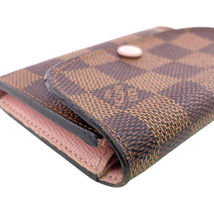 Louis Vuitton N64423 Portmonnais Rosali Fragment Case Damier Card Case Wallet