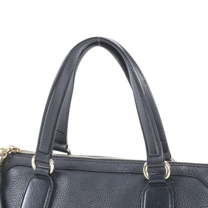 Gucci Soho Interlocking Grain Leather Tote Shoulder — view 2