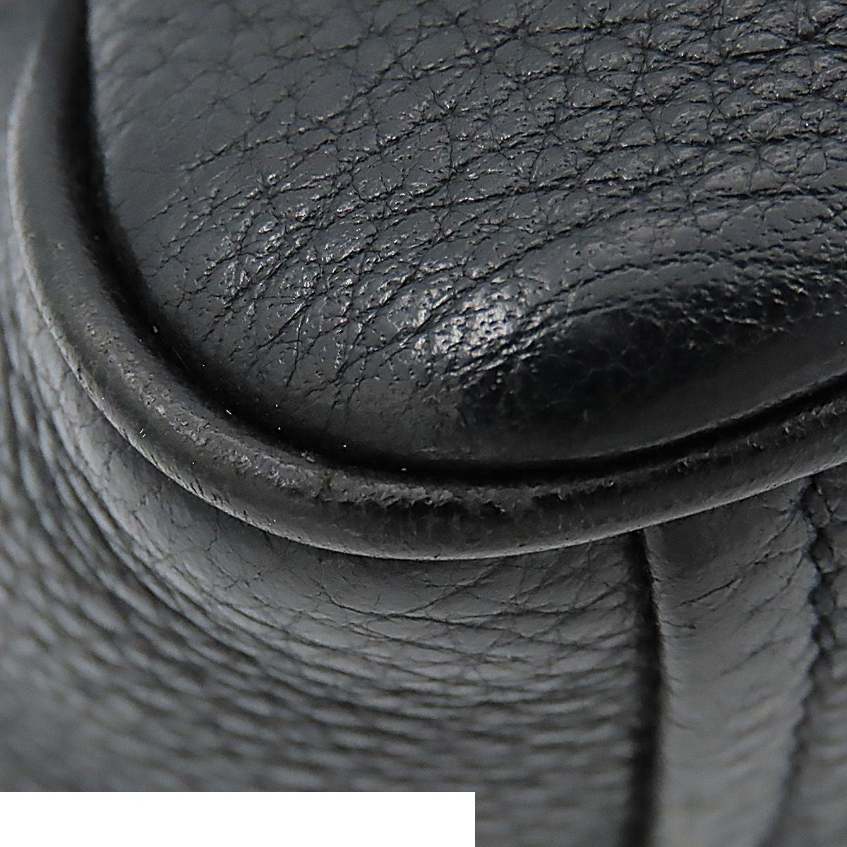 Prada Shoulder Bag Vitello Daino Black Leather — view 7