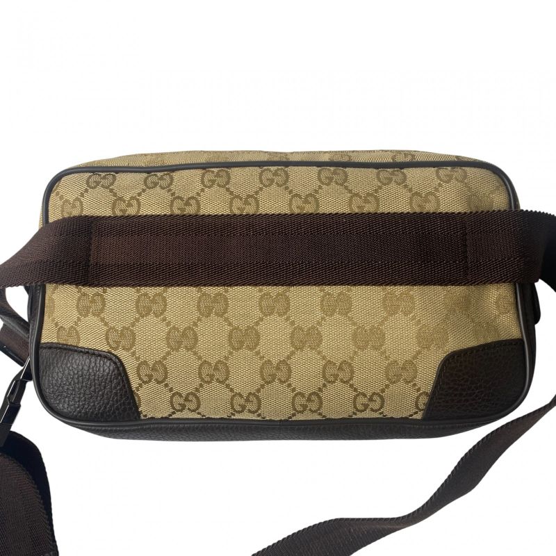 Gucci Men's Body Bag Waist Pouch GG Canvas