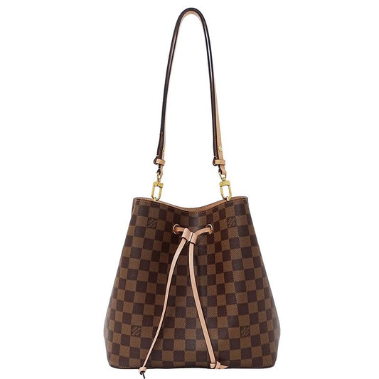 Louis Vuitton Bag Women's Brand Shoulder Bag Damier Canvas Neonoe Venus Brown