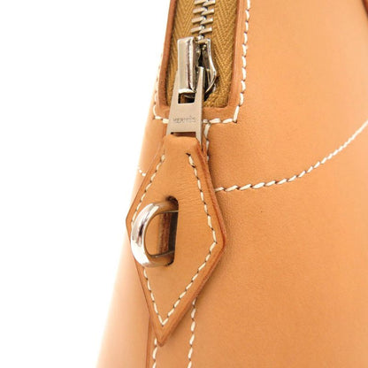 Hermes Bolide 31 Vaux Chamonix Natural Silver Hardware □K Engraved Handbag