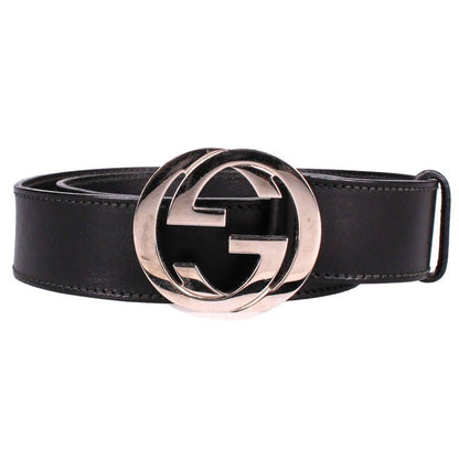 Gucci 114984 GG Logo Buckle Belt Men's 90 36