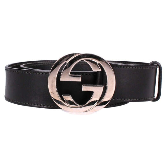 Gucci 114984 GG Logo Buckle Belt Men's 90 36