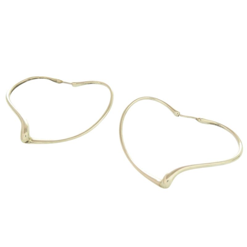 Tiffany & Co Open Heart 925 Silver Earrings Accessories 0705 Tiffany & Co