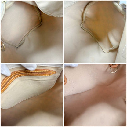 Louis Vuitton Damier Azure Speedy 30 Mini Boston Bag Handbag White Beige