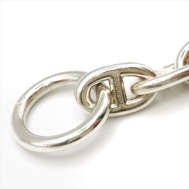 Hermes Chaine D'ancre MM Necklace Silver 36 Pieces