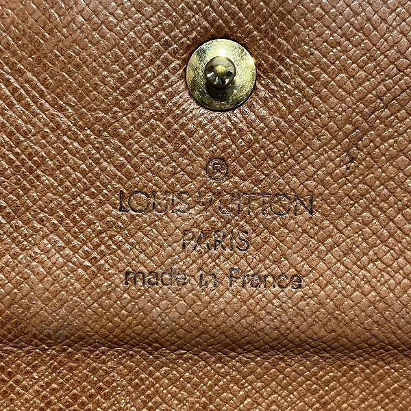 Louis Vuitton Monogram Portefeuille International M61217 Long Wallet Trifold