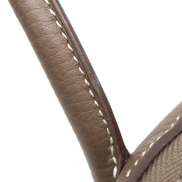 Hermes 2-Way Bag Bolide 31 Taurillon Clemence Etoupe Silver Hardware Glazed