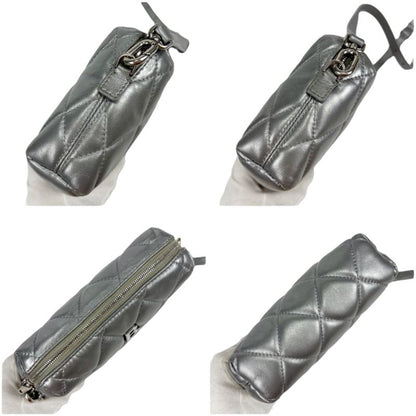 Balenciaga Touch Camera Mini Shoulder Bag Silver SV Pochette Quilted