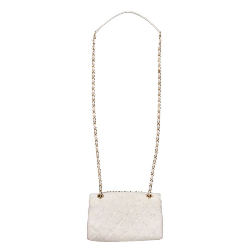 Chanel Metal Logo Quilted Shoulder Bag For Men