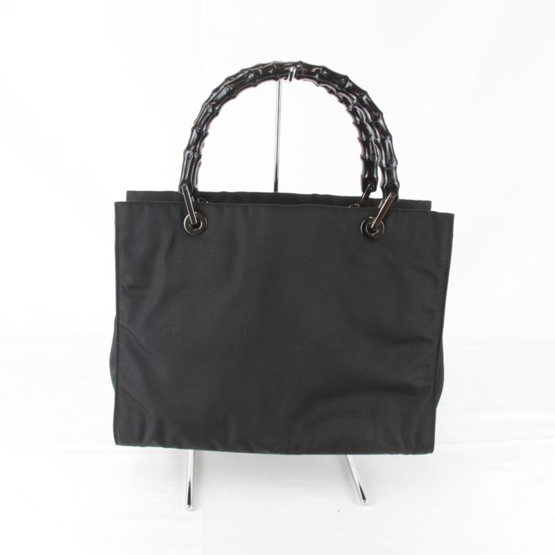 Gucci 002-1016-002865 Shoulder Bag 2way Tote Bag Nylon/bamboo Ladies