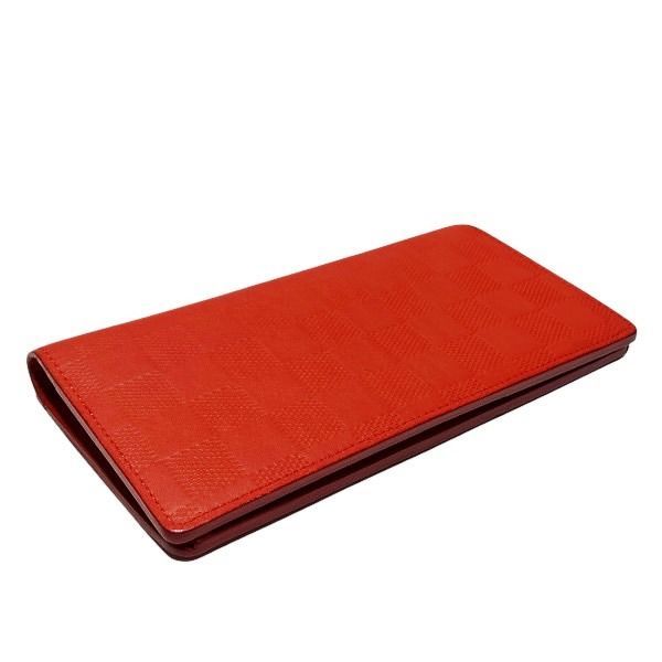 Louis Vuitton Damier Infini Portefeuille Brazza N63011 Bifold Wallet Long
