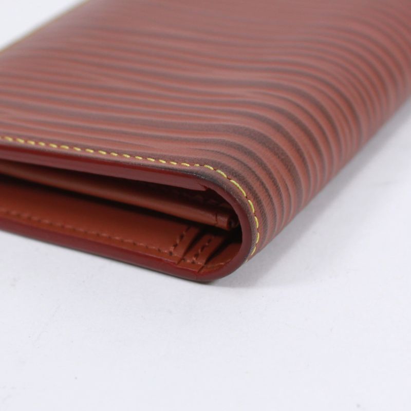 Louis Vuitton Portefeuille Brazza NM Leather Brown Wallet Silver M82631