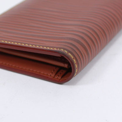 Louis Vuitton Portefeuille Brazza NM Leather Brown Wallet Silver M82631
