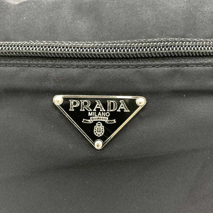 Prada Shoulder Bag Crossbody Black Nylon Women Men