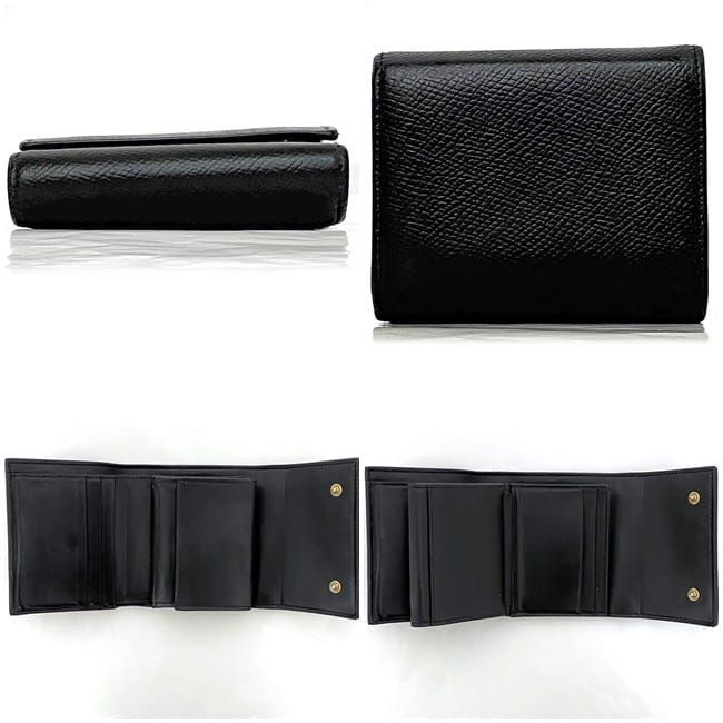 Celine Trifold Wallet Ec22834 Black