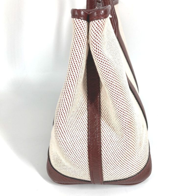 Hermes Handbag Garden Party TPM Garden Party TPM Toile Ash Wine Red