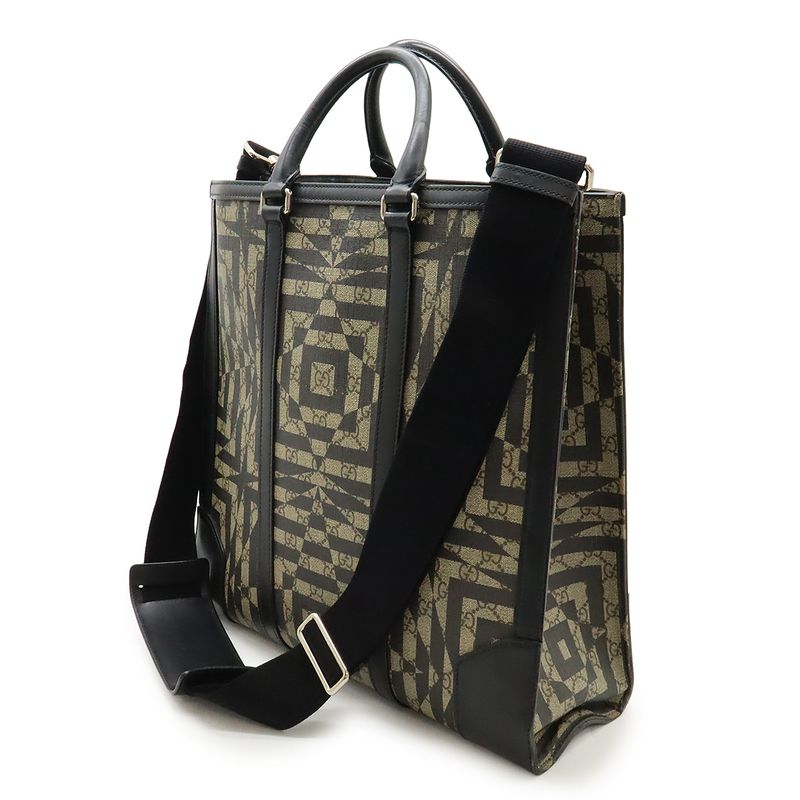 Gucci GG Kaleido GG Kaleidoscope Tote Bag 2WAY Shoulder Bag Crossbody PVC