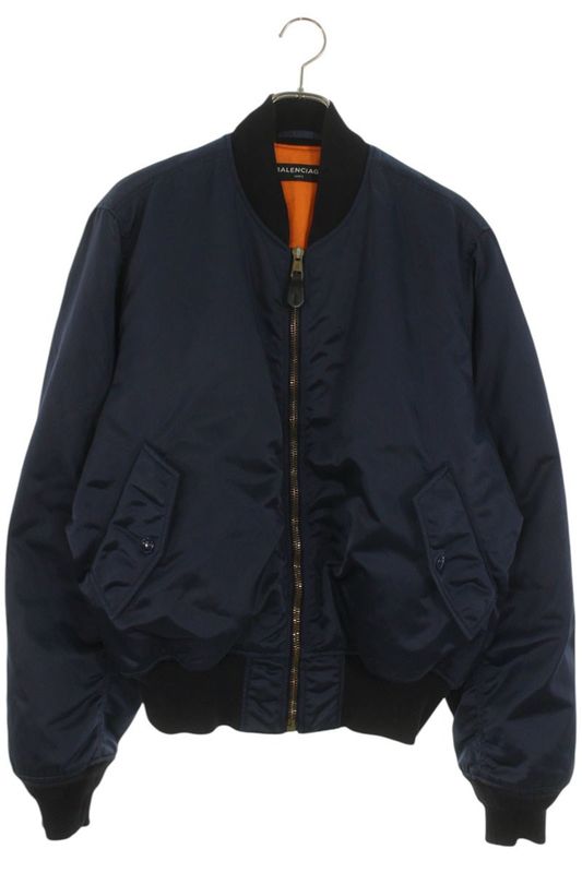 Balenciaga 5100025 Tsd23 Campaign Logo Bomber Jacket Blouson Men 48