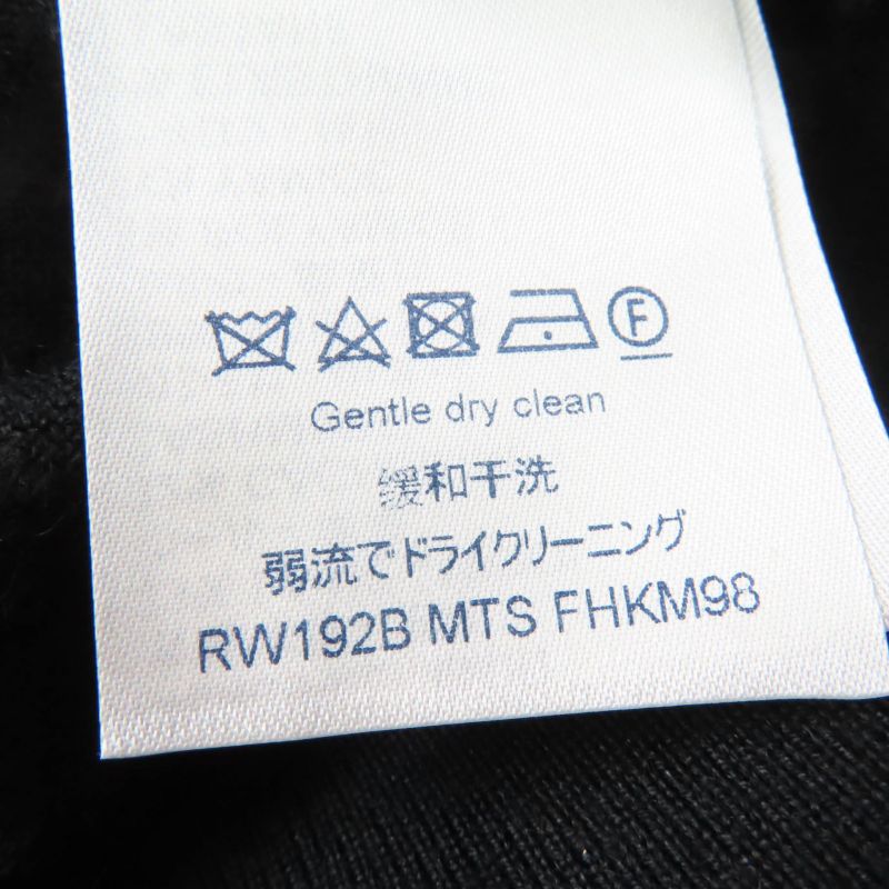 Louis Vuitton 19AW Wool Cashmere Silk Blend Floral Print Puff Sleeves Short