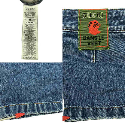 Gucci - Washed Denim Trouser Denim Pants - 26 - Indigo - Women's