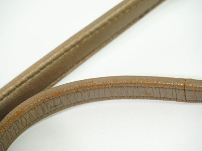 Authentic Loewe Leather Shoulder Bag Brown Bag Pre-owned [follow-up Discount