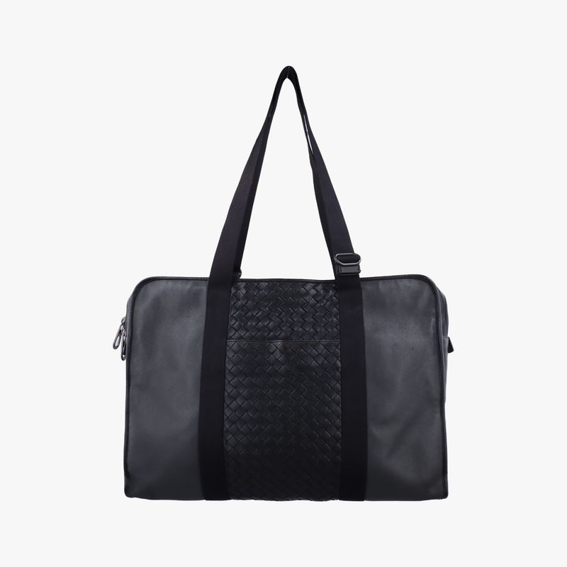 Bottega Veneta Intrecciato Black Lambskin B04606623u
