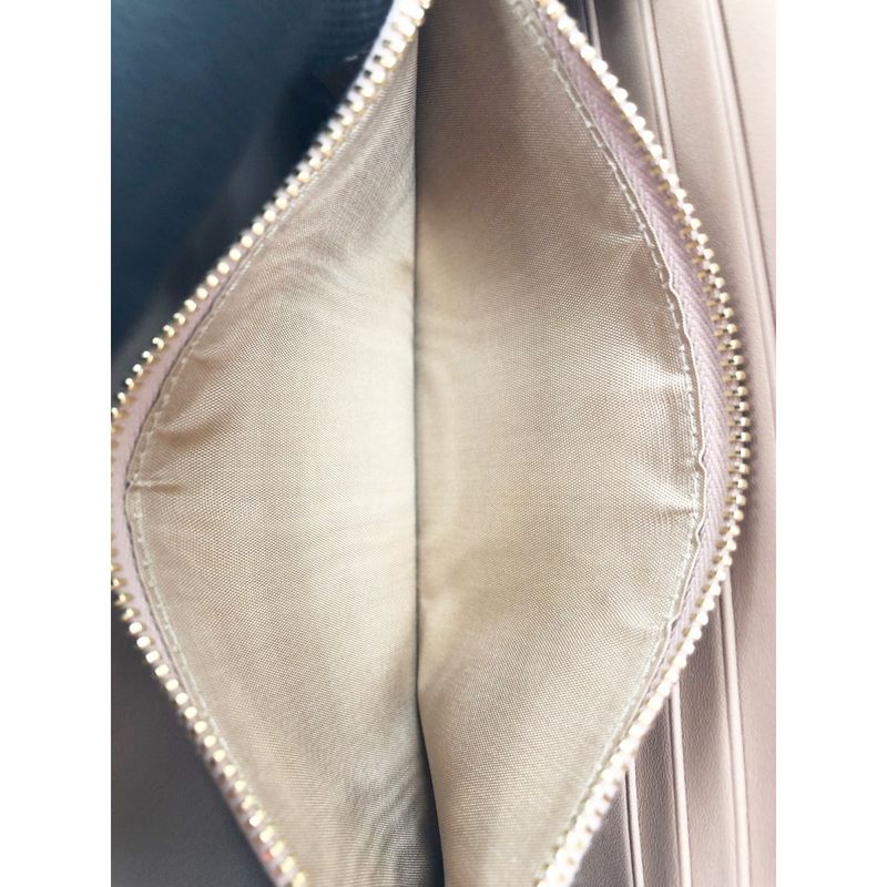 Prada Round Long Wallet Saffiano 1ml506 Beige