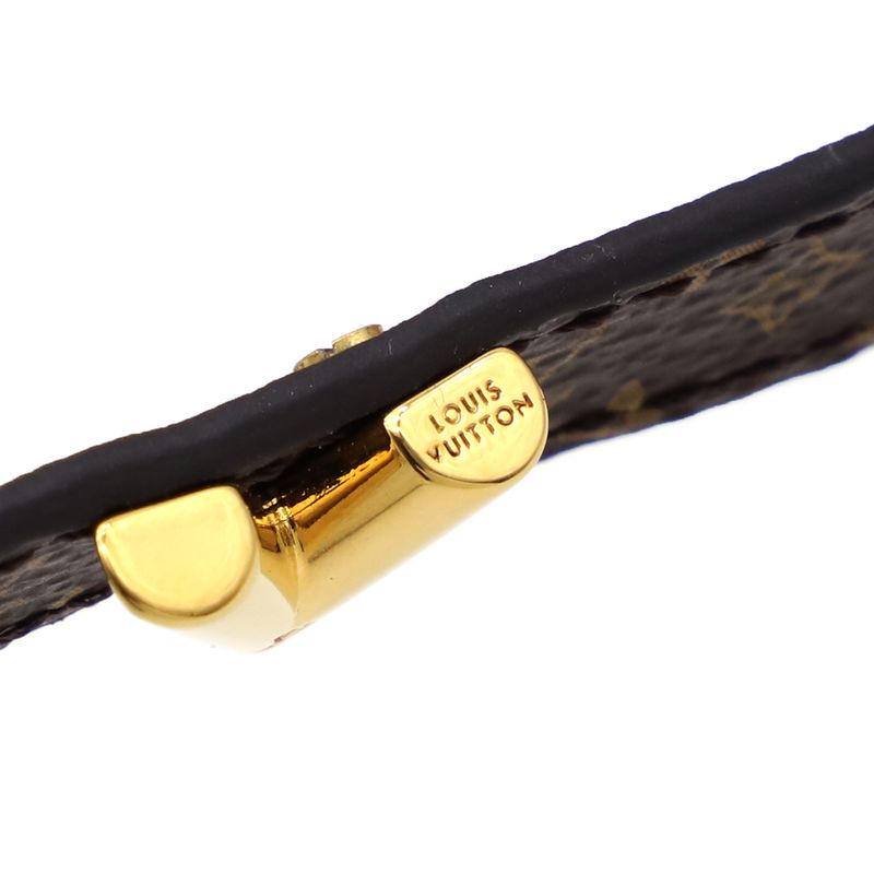 Louis Vuitton Bracelet Essential V Bracelet Metal Monogram Canvas Monogram