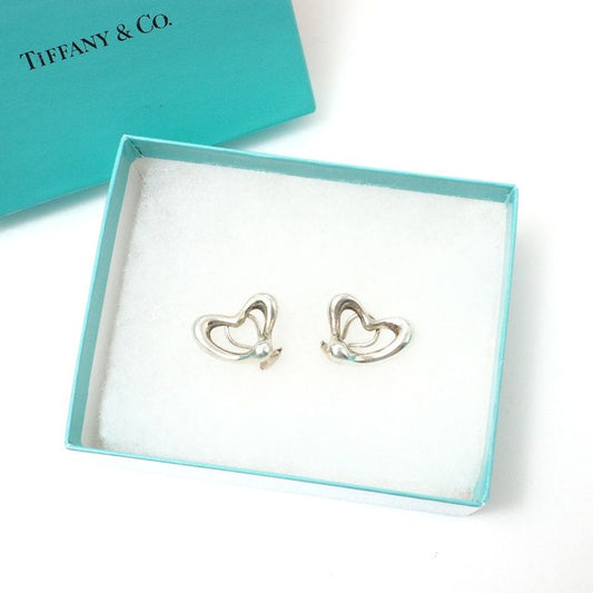 Tiffany & Co Tiffany & Co Open Heart Earrings For Two Ears Silver 925 20250701