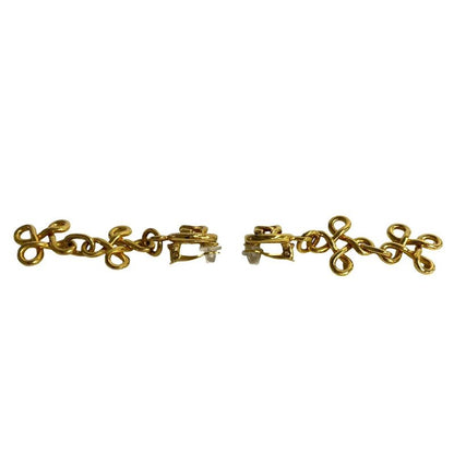 Chanel Chanel GP Vintage 93 Coco Mark Logo Motif Earrings