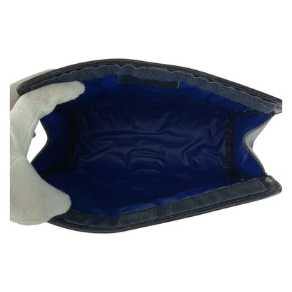 Gucci Vintage Old Gucci Sherry Line Navy Red Gray GG Supreme Canvas/leather