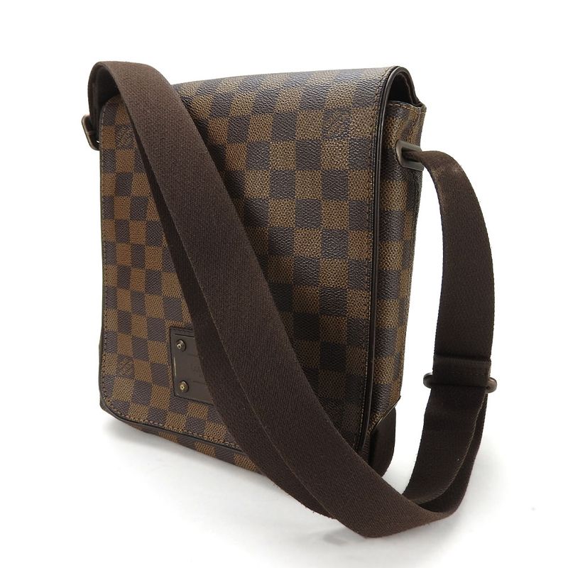 Louis Vuitton Shoulder Bag Brooklyn PM N51210 Damier Ebène Crossbody Casual