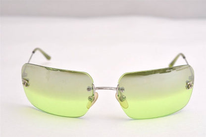 Chanel Sunglasses CC Logo Coco Mark Titanium 4017 Light Green 3238n