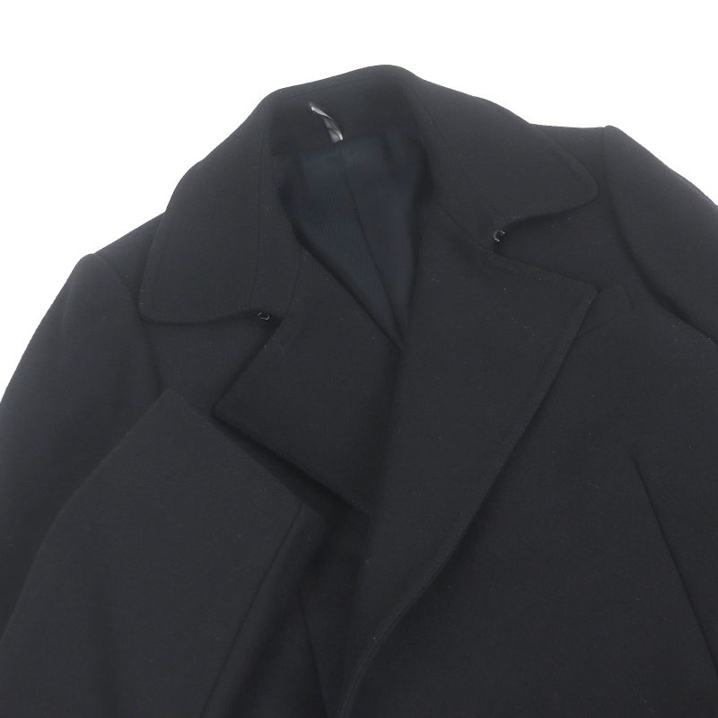 DIOR Homme DIOR Homme 9h313180035 Wool Wrapped Coat Chester Coat Black 44 Made