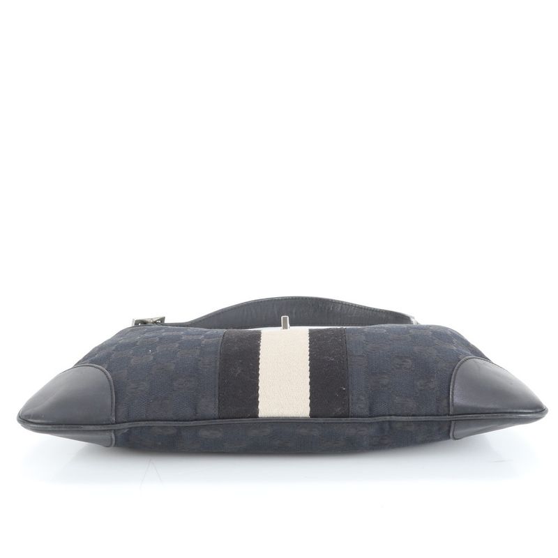 Gucci GG Canvas Jackie Leather Shoulder Bag Shoulder One Shoulder 001-4057 Tote