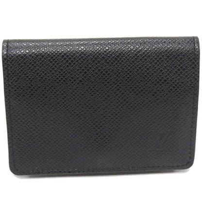 Louis Vuitton Business Card Holder With Depth Taiga Noir Black Envelope Carte