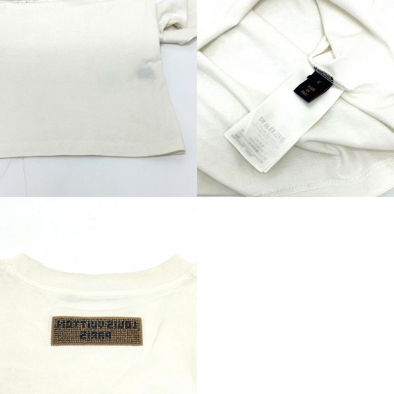 Louis Vuitton Short Sleeve T-shirt With Logo Embroidery Rm232m NPG Hpy35w