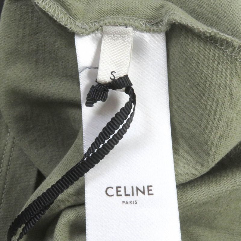 Celine 2x681671q Cotton Logo Print Short Sleeve Short Sleeve Loose T-shirt