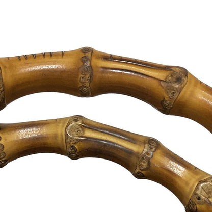 Gucci Bamboo Shopper Tote Bag 336032 Dark Brown Leather