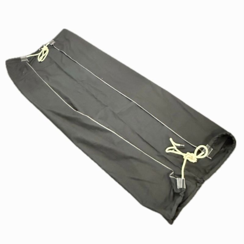 Hermes Miscellaneous Goods Hammock Canvas Black