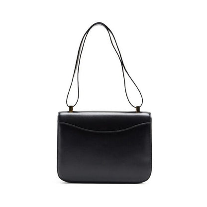 Hermes Constance 23 Shoulder Bag Box Calf Black With Gold Hardware Shoulder Bag