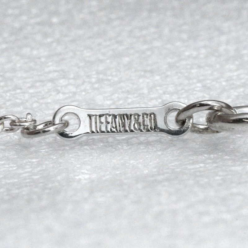 Tiffany & Co Open Heart Elsa Peretti 925 Silver Ladies 2.9g Necklace