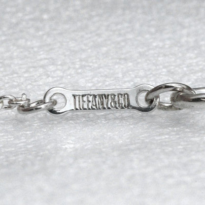 Tiffany & Co Open Heart Elsa Peretti 925 Silver Ladies 2.9g Necklace