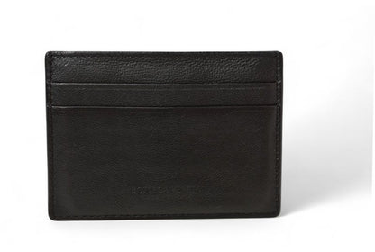Bottega Veneta Card Case Business Card Holder Bottega Veneta Leather Black