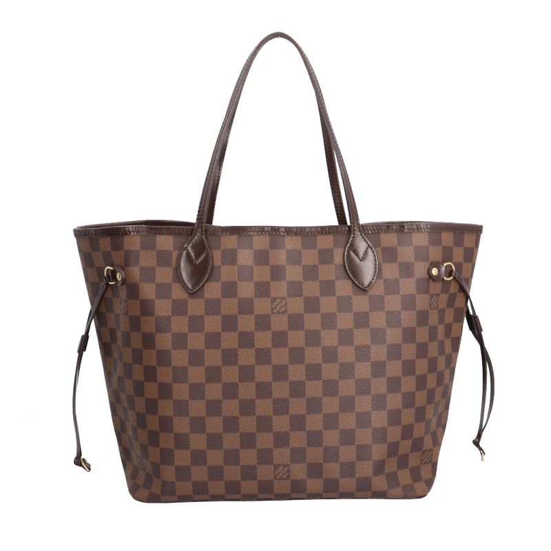 Louis Vuitton Neverfull MM Damier Tote Bag Damier Canvas N51105 Brown Unisex